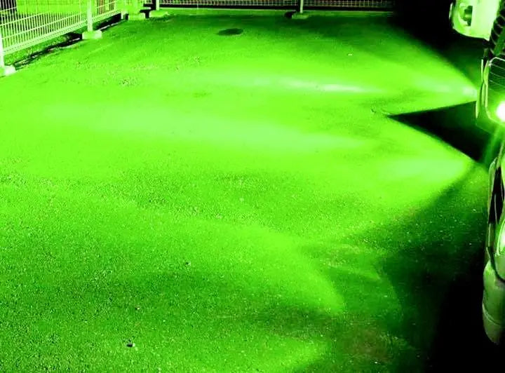 ¡Brillo increíble! Luz antiniebla HB4 de color verde limón de 28 000 lm