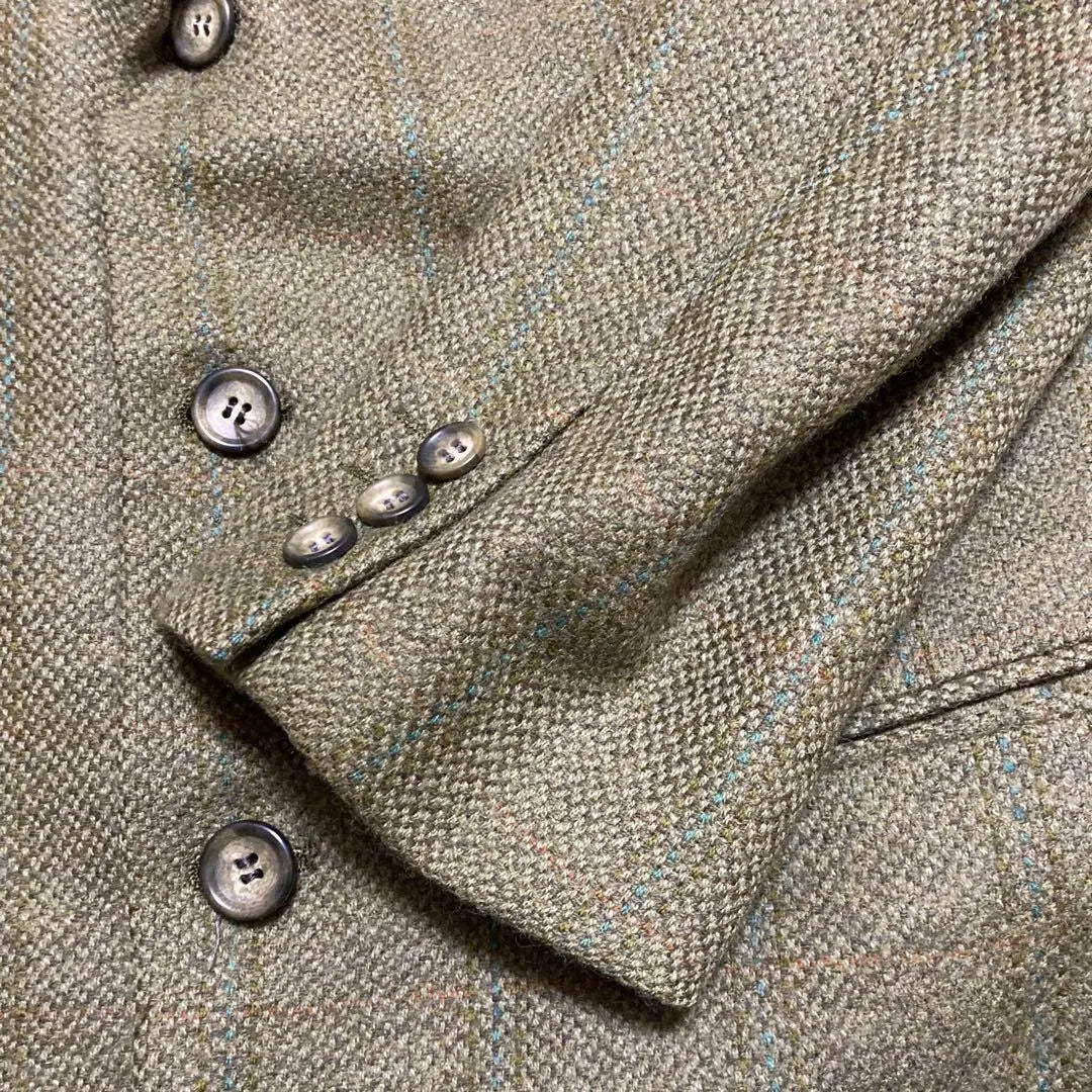 Superb condition [Modeto Belt] Tailored jacket 100 wool made in Milan, high quality