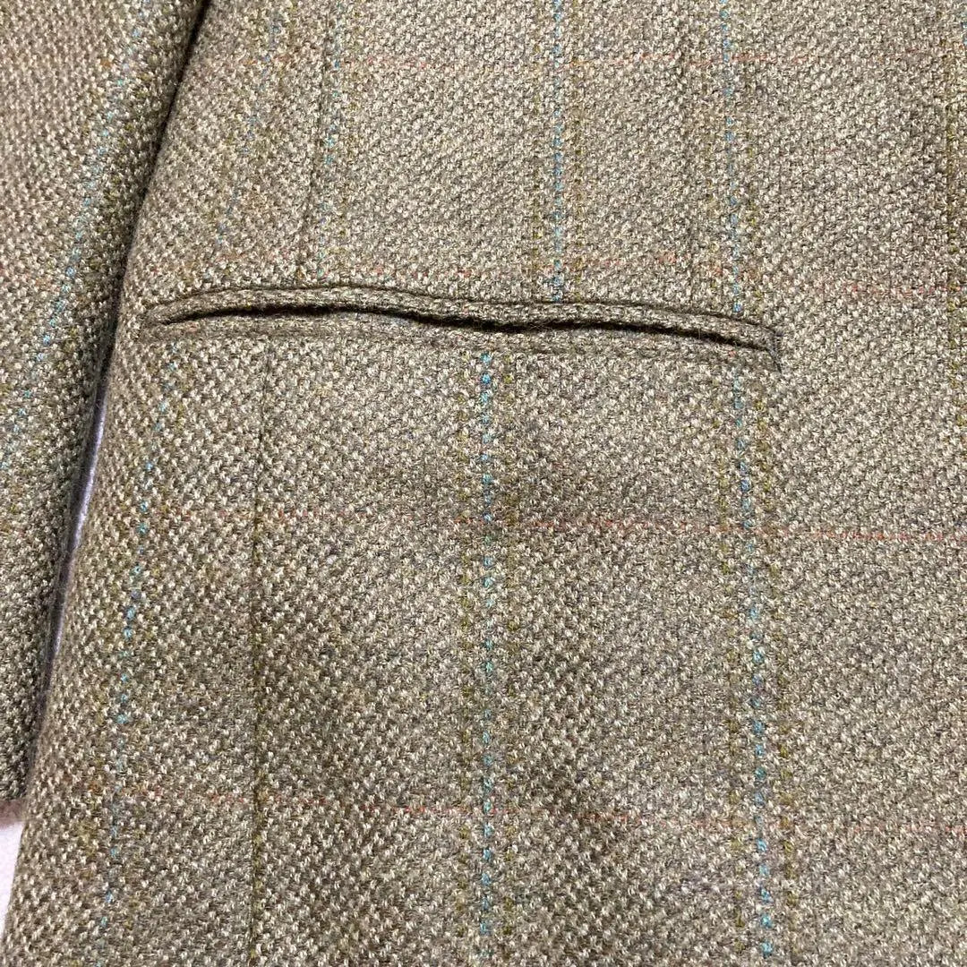 Superb condition [Modeto Belt] Tailored jacket 100 wool made in Milan, high quality