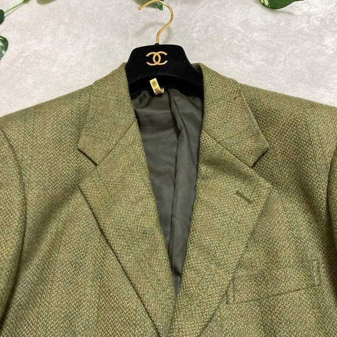 Superb condition [Modeto Belt] Tailored jacket 100 wool made in Milan, high quality