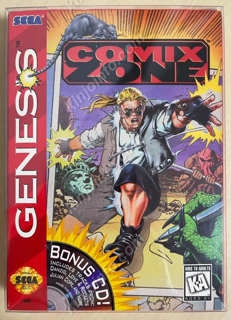 Comix Zone (Comics Zone) [Used, perfect, Genesis North American Edition]