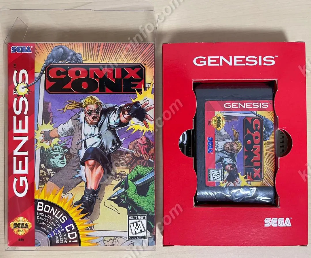 Comix Zone (Comics Zone) [Used, perfect, Genesis North American Edition]