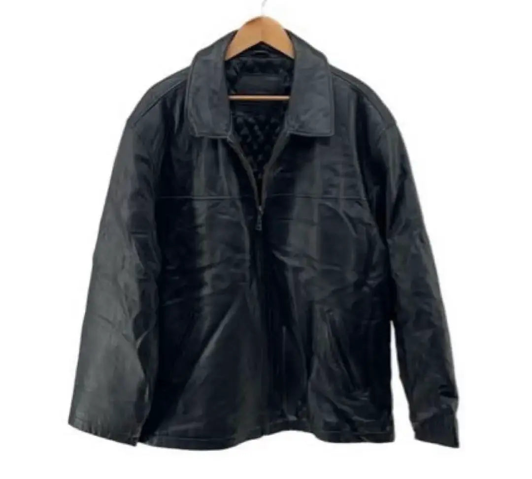 Angeloli Trico outerwear cowhide genuine leather leather jacket black