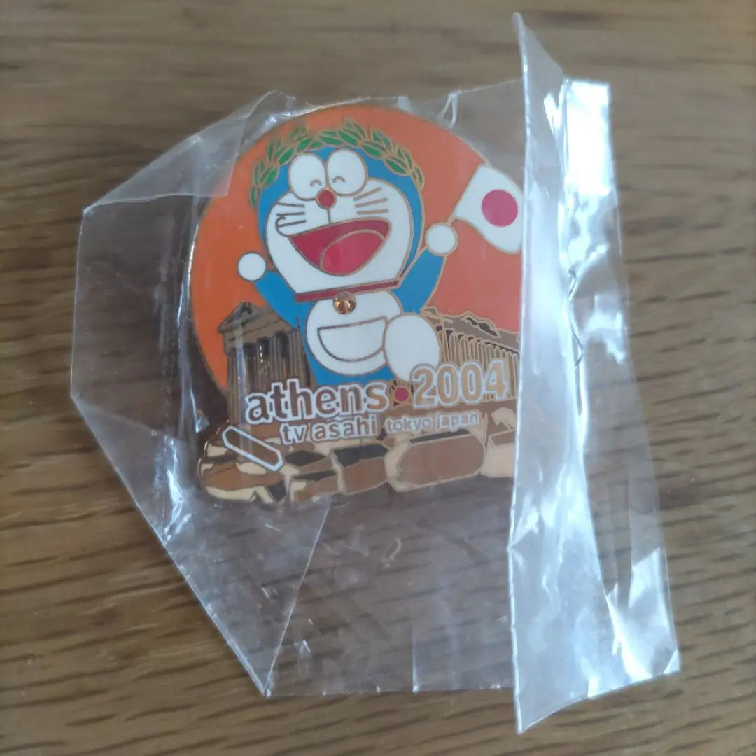 Doraemon Pin Badge Olympics Athens 2004