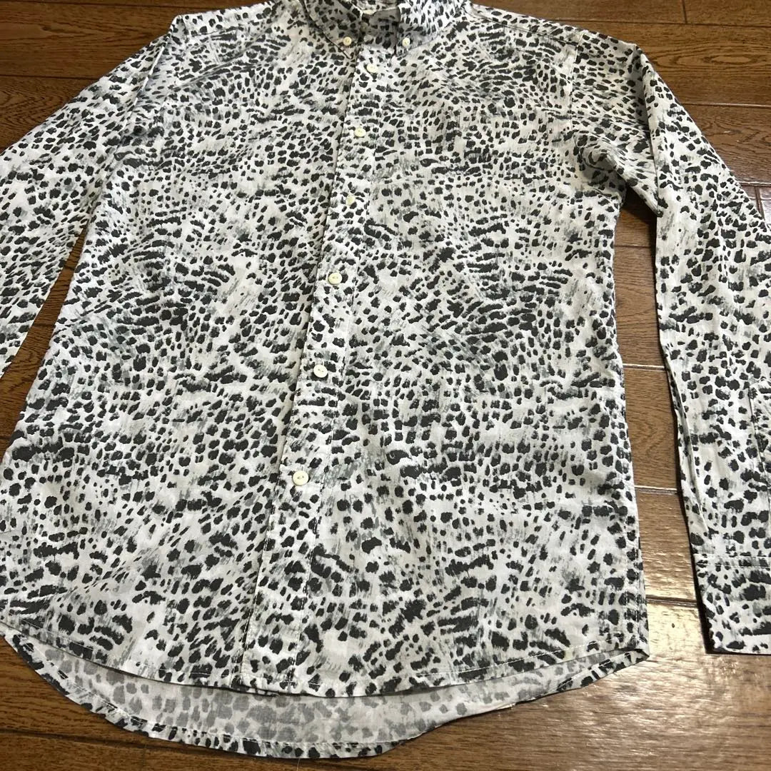 AFENDS Leopard print monochrome print shirt