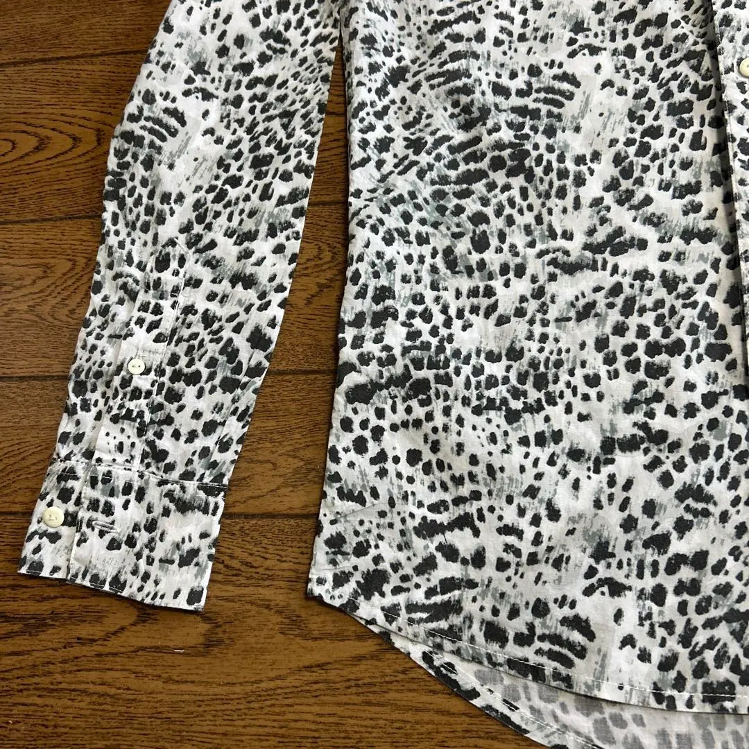 AFENDS Leopard print monochrome print shirt