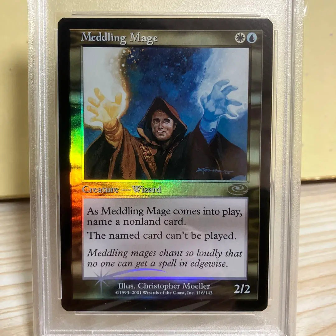 MTG: The Mage at the Mission foil PSA9