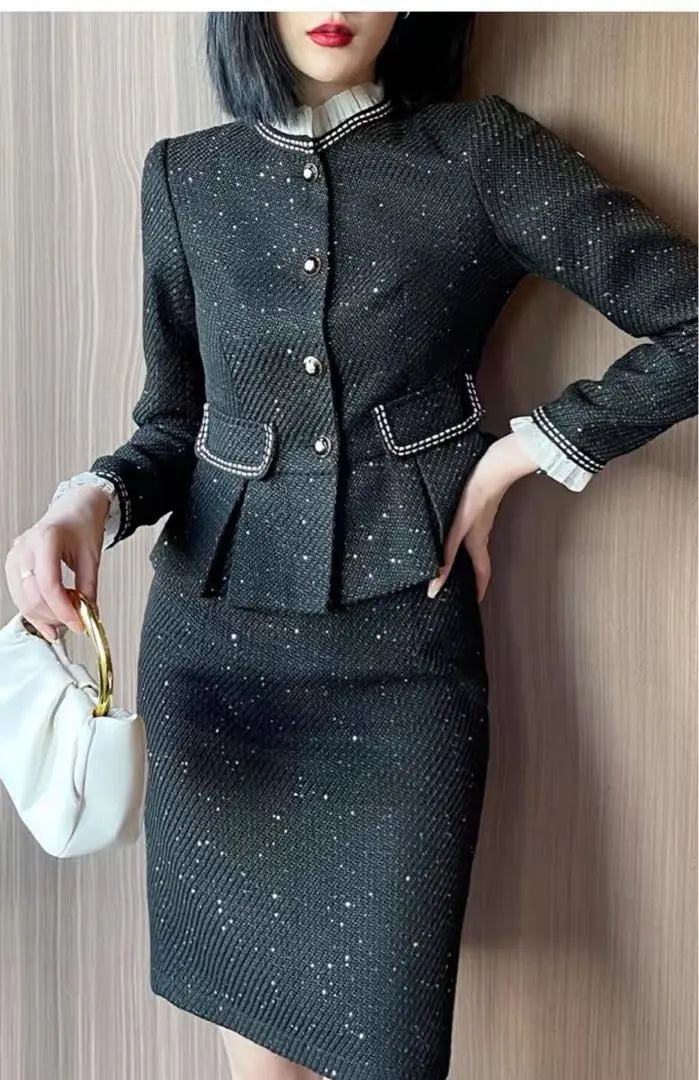 For winter and spring parties✨Wool set-up suit Stylish slim fit