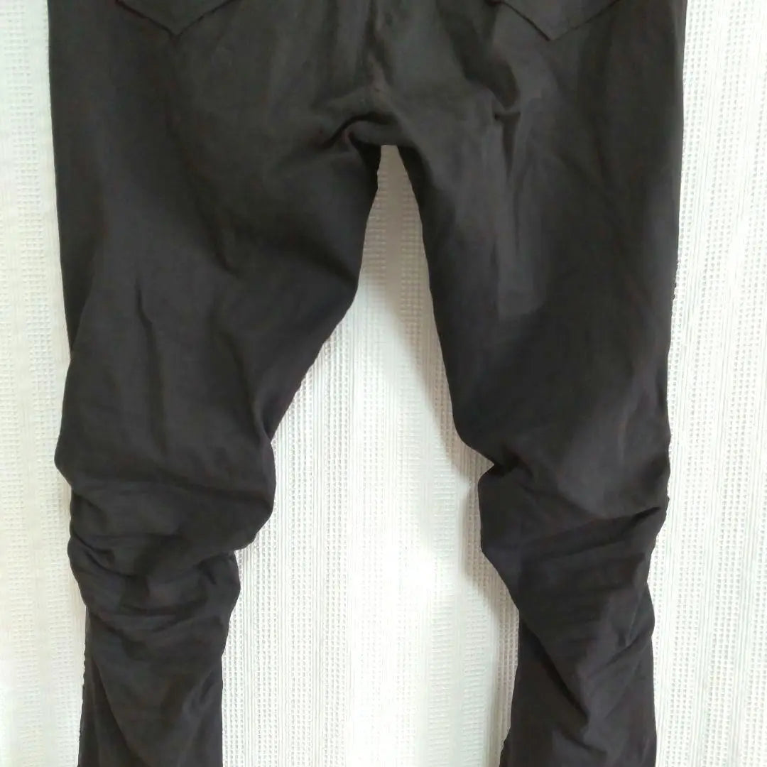 ② Legin-pantalones Legipan Retro bordado Negro ML Stone Otoño / Invierno | ② レギンスパンツ レギパン レトロ 刺繍 黒 ブラック M L ストーン 秋冬