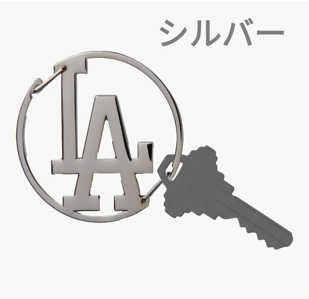 MLB Dodgers Keychain Carabiner Silver Otani Shohei Yamamoto Yushin Sasaki Roki