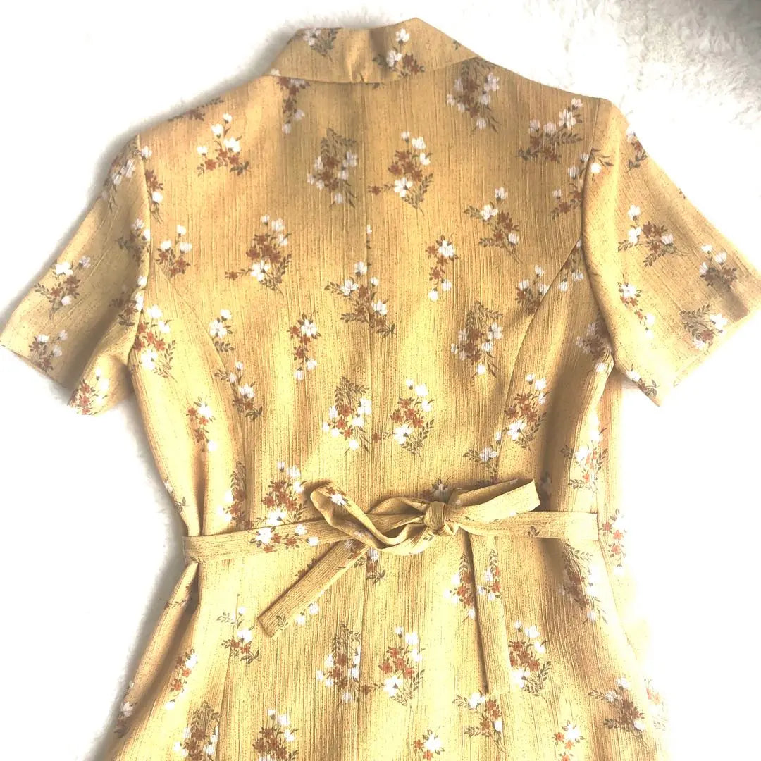 mario sister's long dress shirt dress full floral pattern