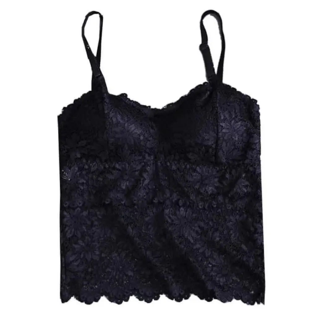 C47 Lace Camisole Black XL Stretchable Shoulder straps can be adjusted