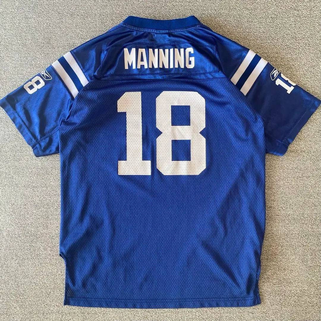 Reebok NFL Colts Peyton Manning American Football Game Shirt S