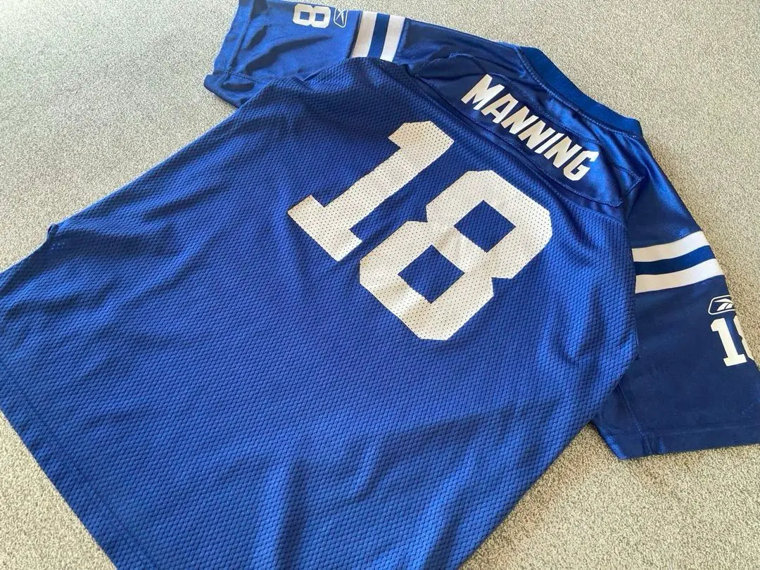 Reebok NFL Colts Peyton Manning American Football Game Shirt S