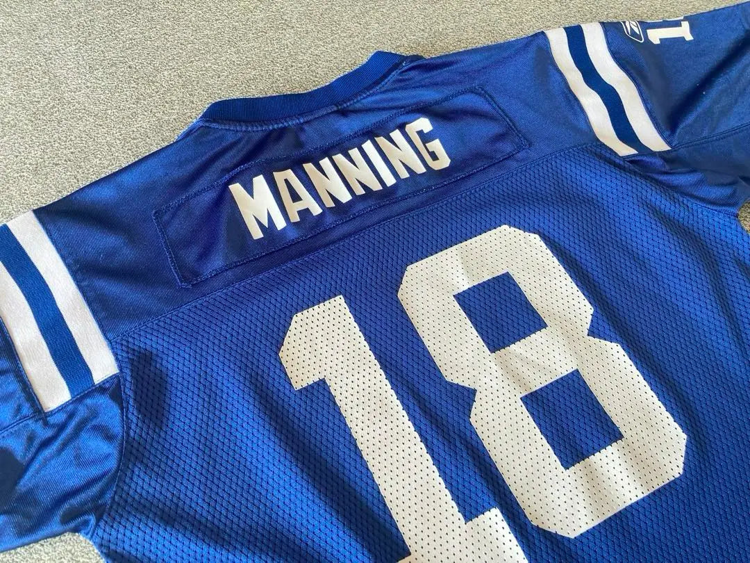 Reebok NFL Colts Peyton Manning American Football Game Shirt S