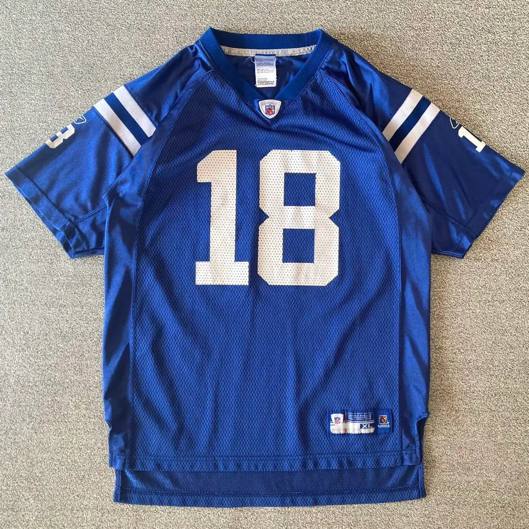 Reebok NFL Colts Peyton Manning American Football Game Shirt S