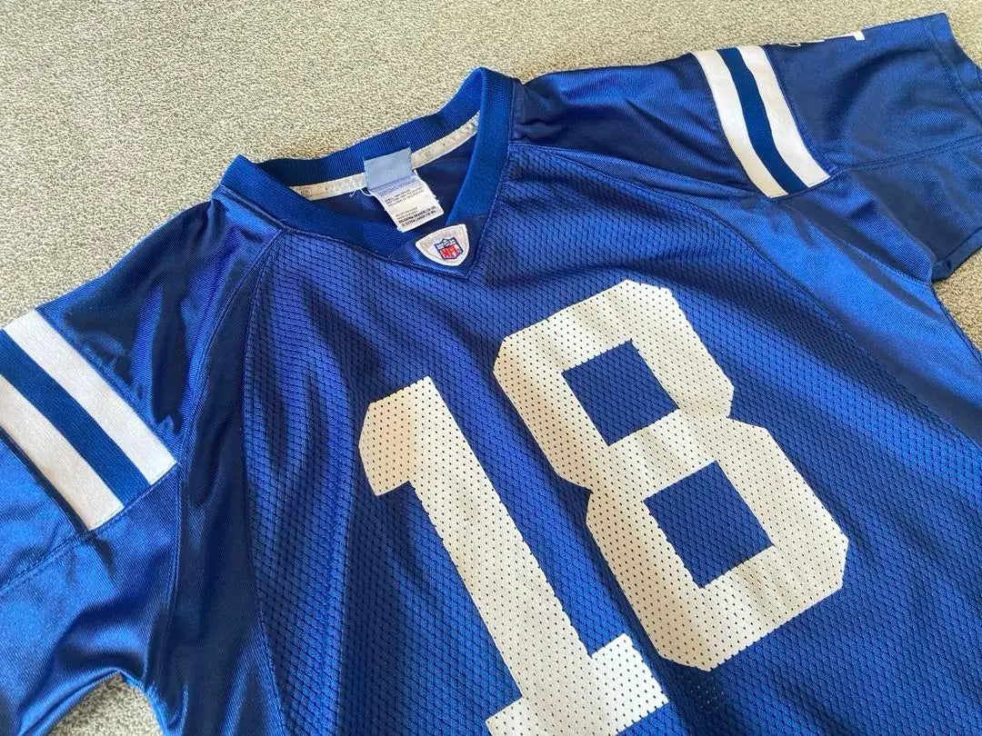 Camiseta de fútbol americano Reebok NFL Colts Peyton Manning talla S