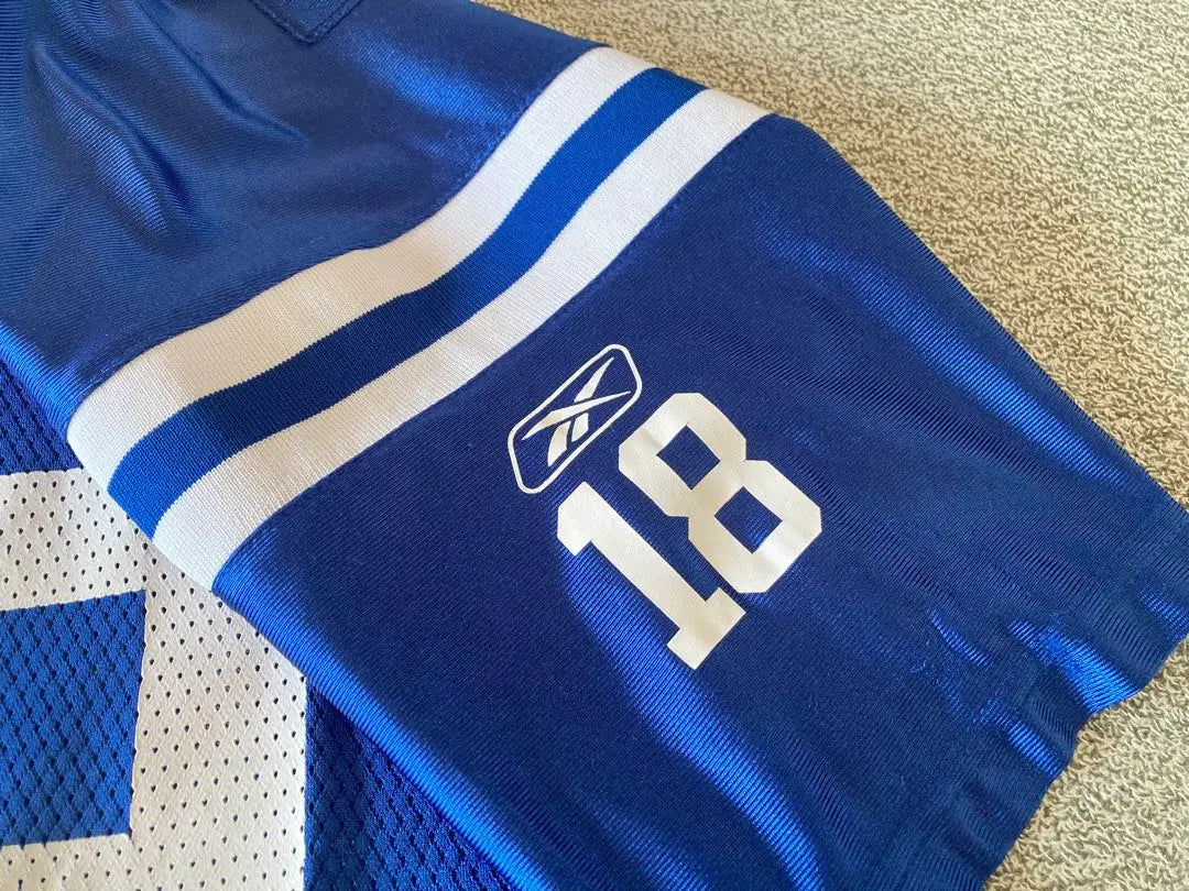 Camiseta de fútbol americano Reebok NFL Colts Peyton Manning talla S