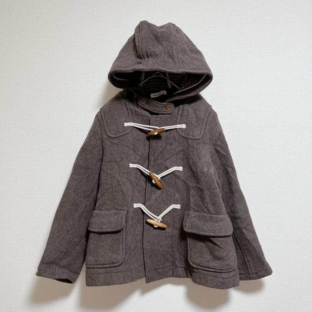 [Samantha Moss] SM2 Duffle Coat with Hood Brown M Cold Protection