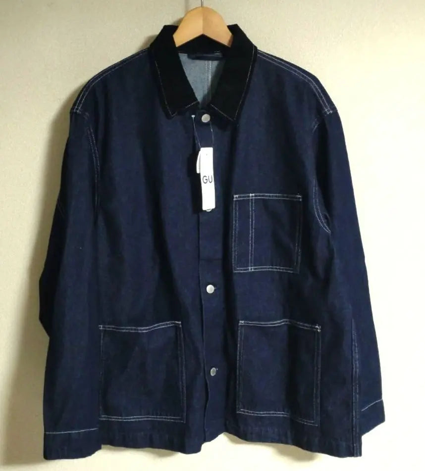 [New tag included] GU Men's GU Coverall Jacket Navy L