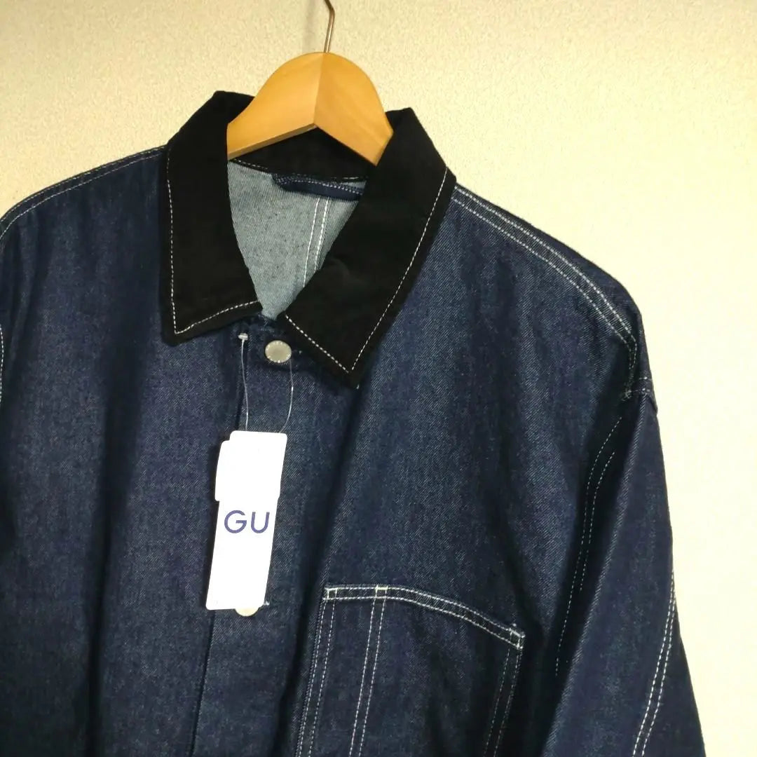 [New tag included] GU Men's GU Coverall Jacket Navy L