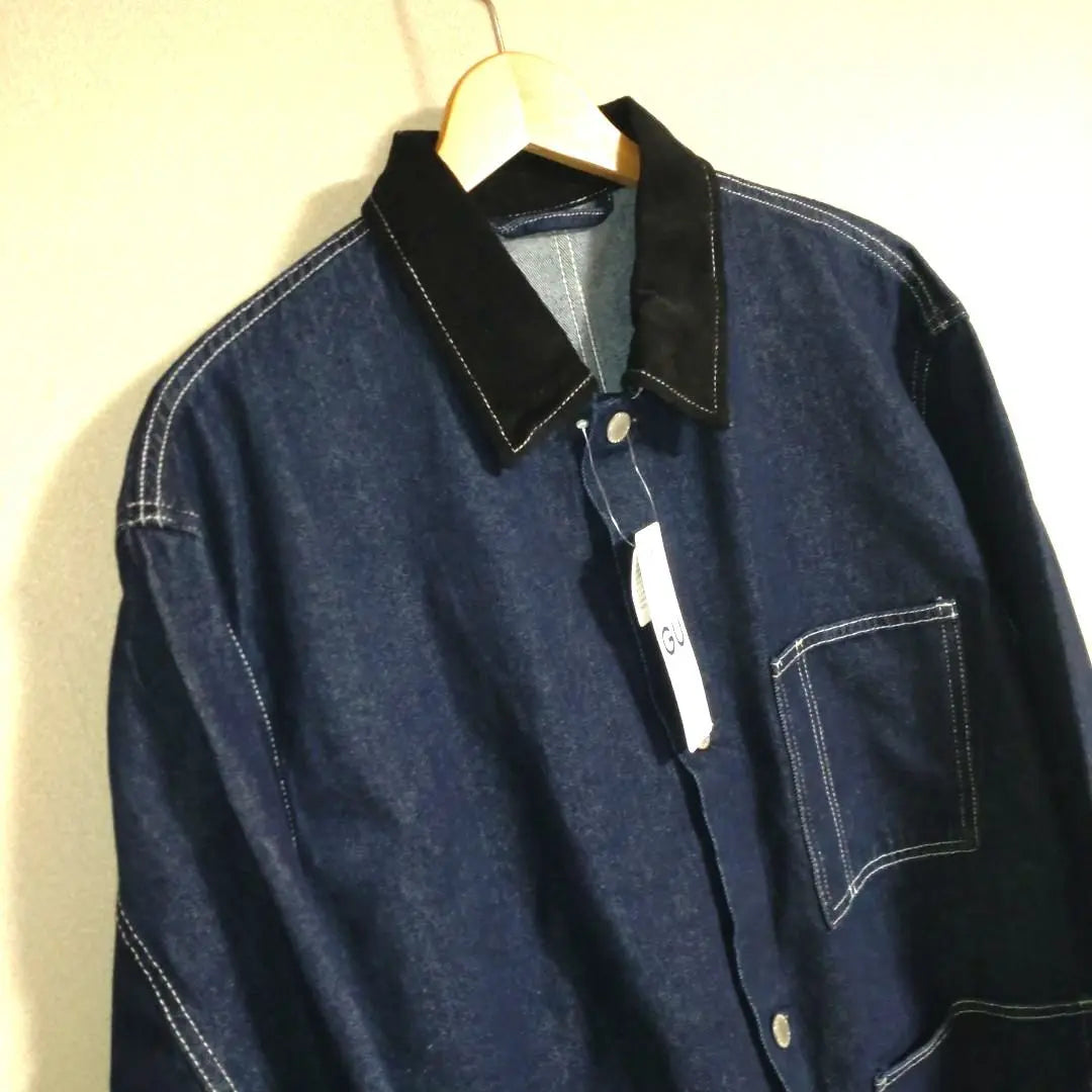 [New tag included] GU Men's GU Coverall Jacket Navy L