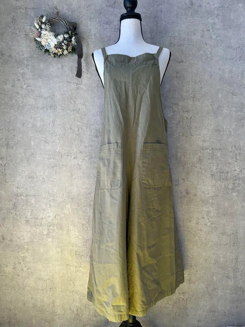 [Nanea] Khaki Overalls Overalls 100 Cotton F Maternity Casual