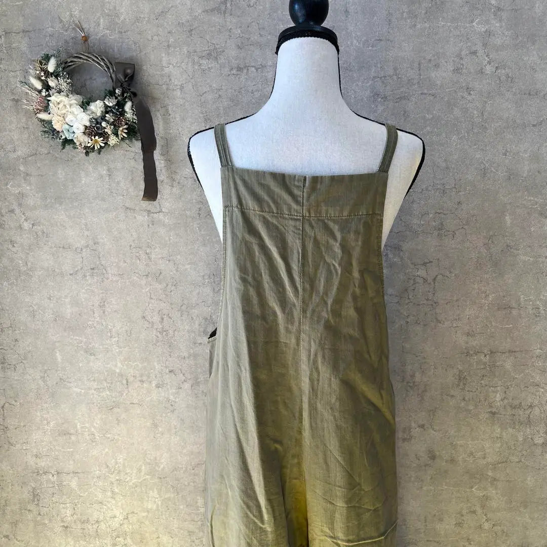 [Nanea] Khaki Overalls Overalls 100 Cotton F Maternity Casual