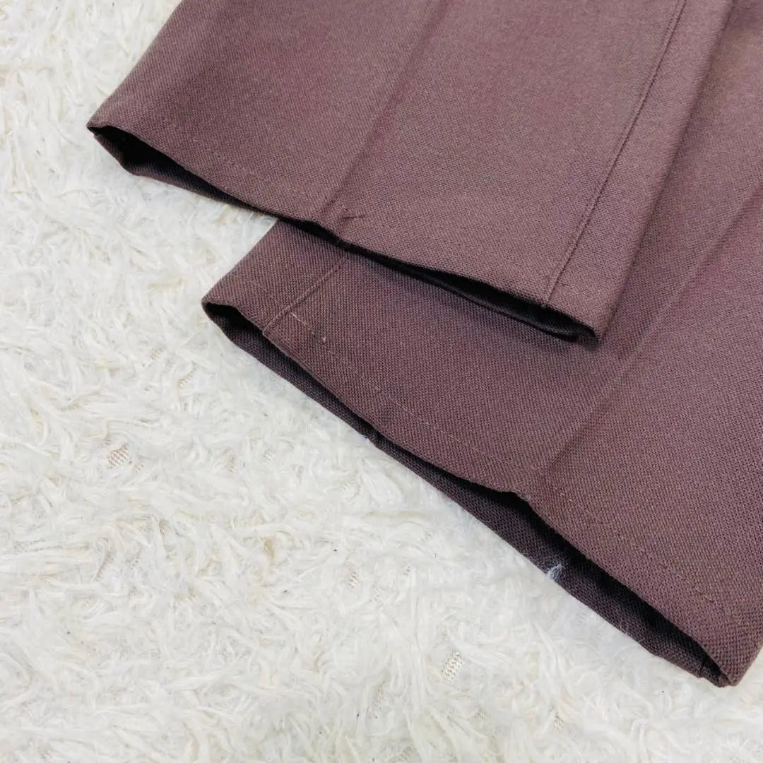 [Large size] Simple Life Cotton Blend Zipper Fry Slacks