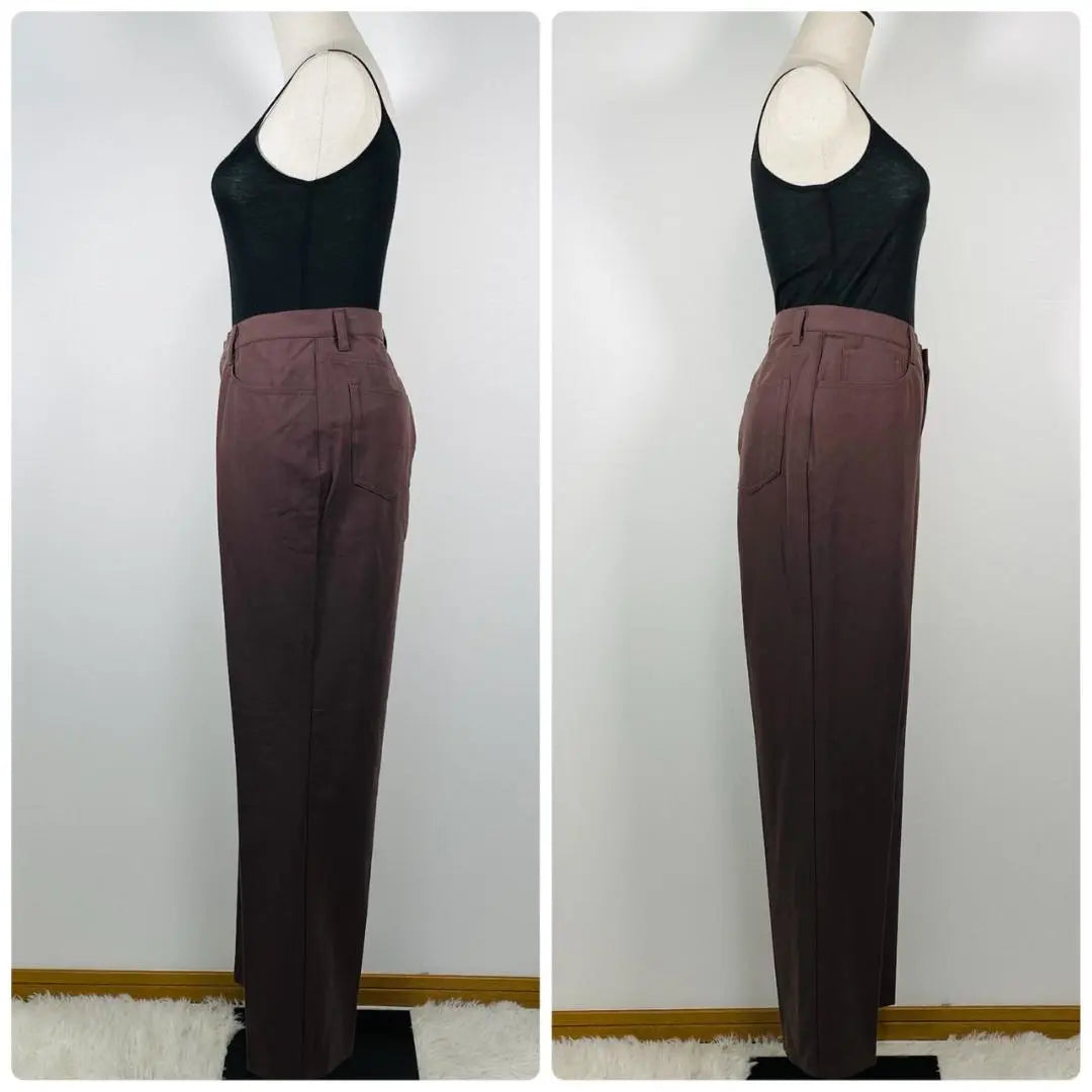 [Large size] Simple Life Cotton Blend Zipper Fry Slacks