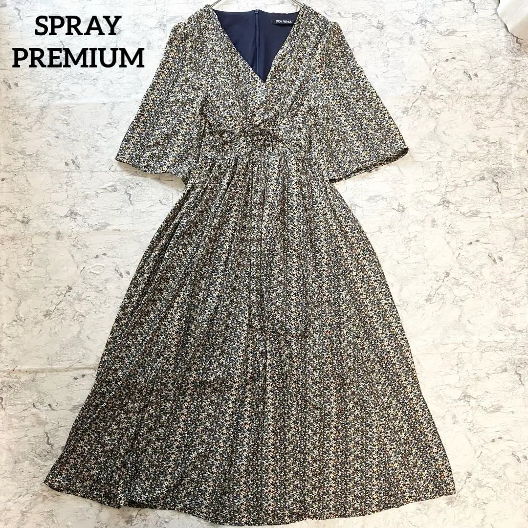 Hermosa silueta ♡ Spray Premium Vestido largo con vuelo, elegante y prolijo | 上品 清楚