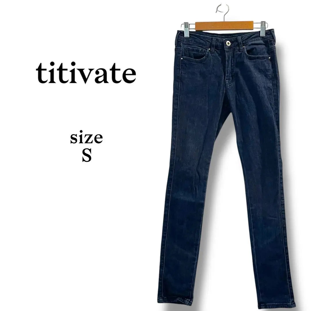 ✨Titty Bait [S] Jeans Denim Blue All Seasons Button