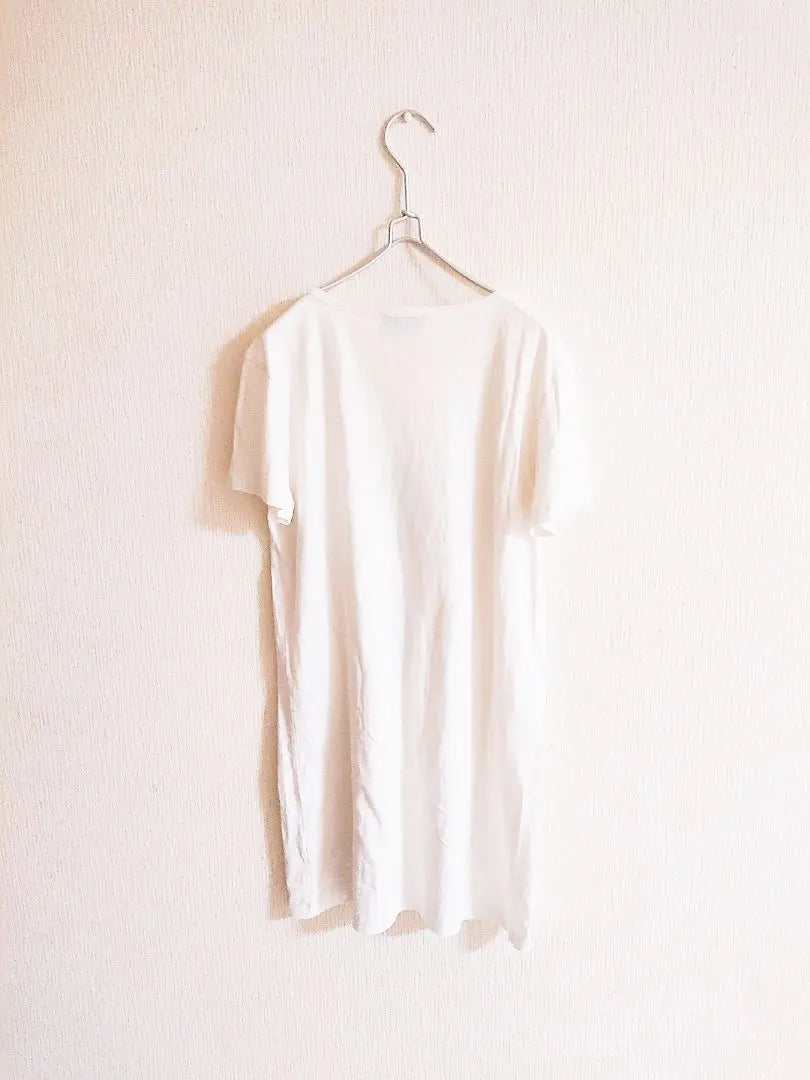 D220315 A.P.C. Print Short Sleeve T -shirt dress | D220315 A.P.C. プリント半袖Tシャツワンピース