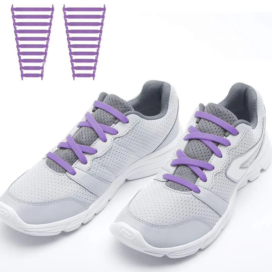 [RJ-Sport] Rubber Non-Tie Shoelaces Sneakers Extendable Shoelaces