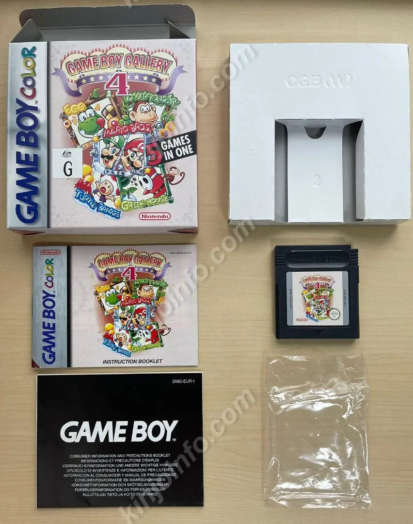 Game Boy Gallery 4 [Edición australiana de GBC sin usar]