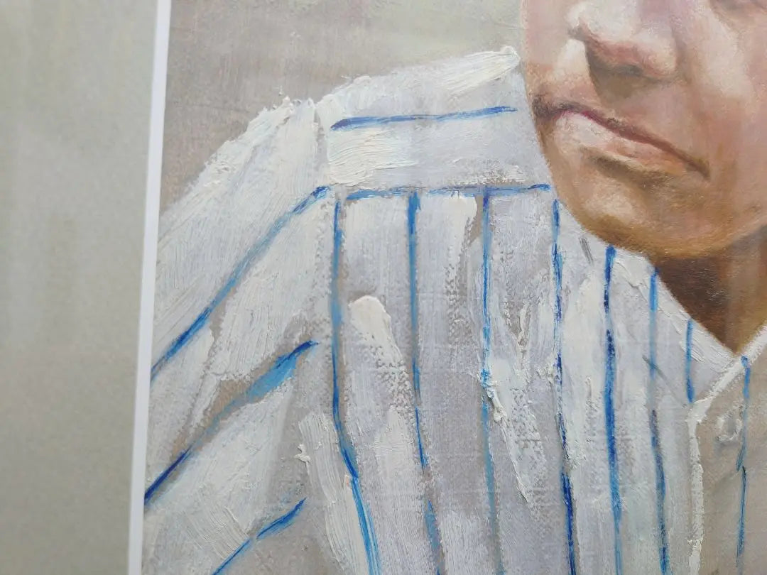 Pintura al óleo auténtica "Babe Ruth" de Ryokawa Goichi Pintura al óleo Jugador de Grandes Ligas