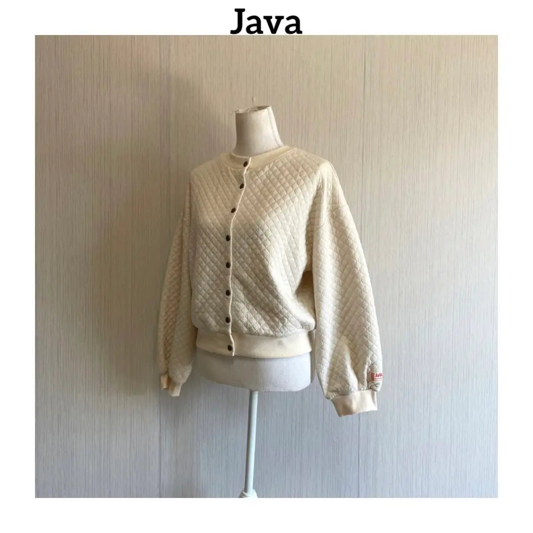 Classical Elf Java Jaba Fund Cotton Pokopoko Quilting Cardigan | クラシカルエルフ Java ジャバ　中綿　ぽこぽこ　キルティング　カーディガン