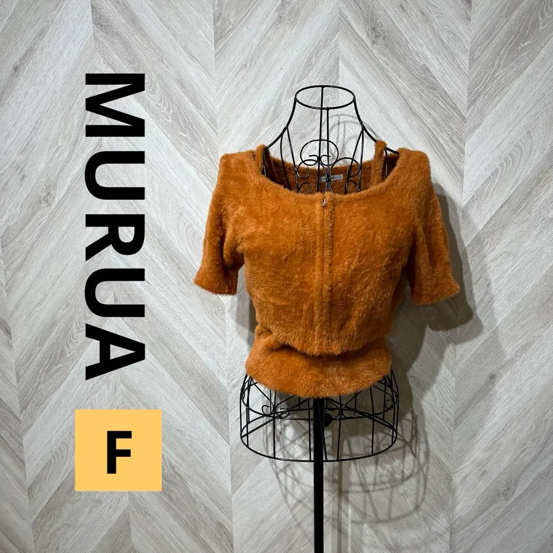 MURUA short knit ensemble short sleeve tops with zipper