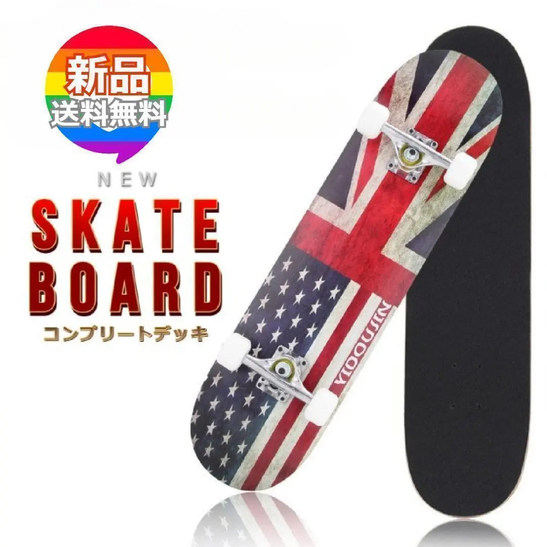 ★Precio popular y especial★Producto terminado Skateboarding Skateboarding ABEC7 Introducción a la bandera nacional | ★人気＆特価★完成品 スケートボード スケボー ABEC7 入門 国旗