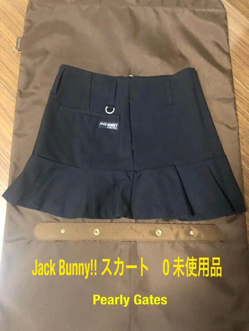 Jack Bunny!! Black frill skirt size 0 unused item