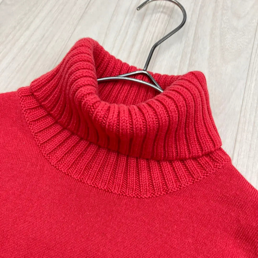 ◆ UNTITLED Turtleneck Rib Knit Short Sleeve 2