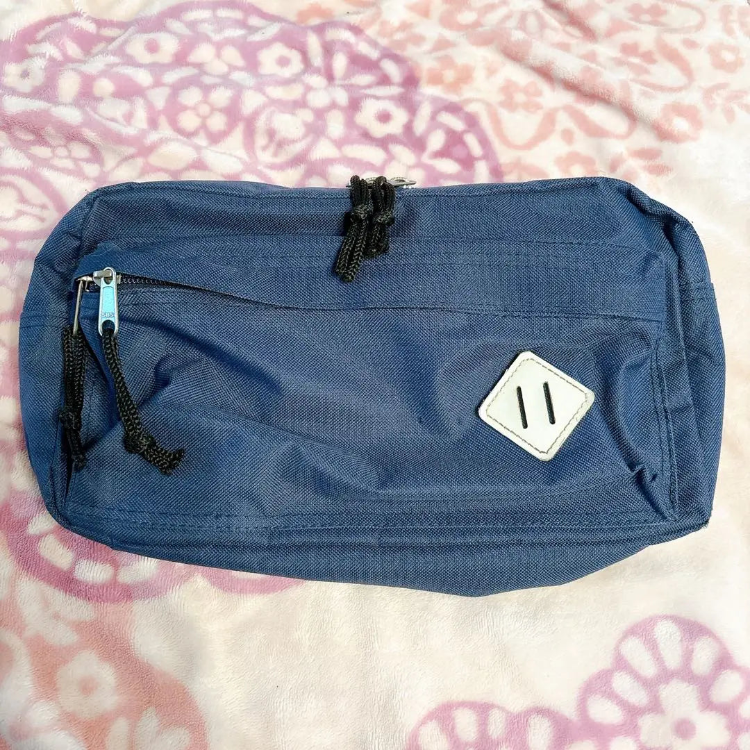 Body Bag Navy Waist Pouch diagonal for both men and women | ボディバッグ　ネイビー　ウエストポーチ　男女兼用　斜めがけ