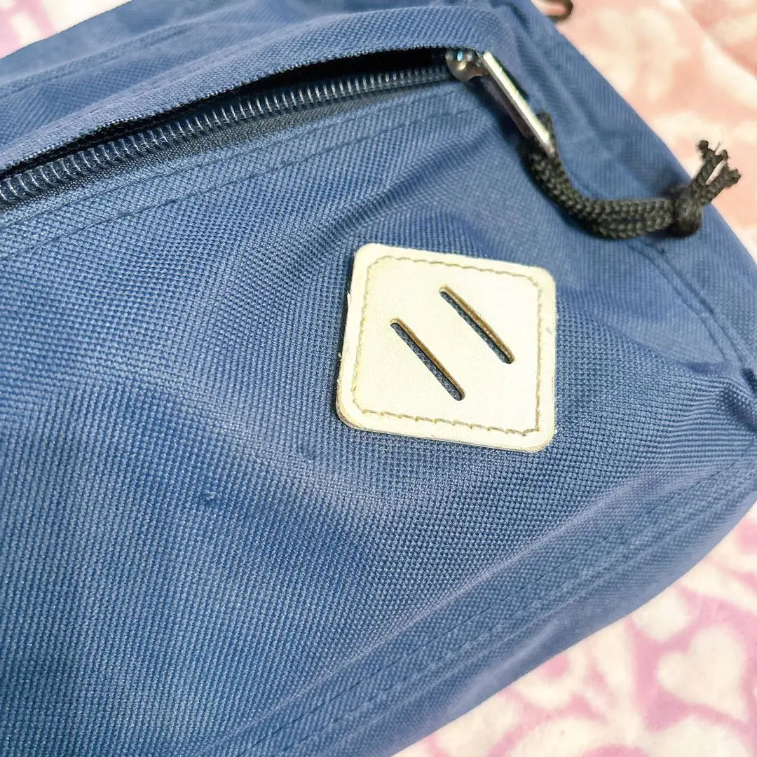 Bolsa para cadáveres Bolsa de cintura azul marino diagonal para hombres y mujeres | ボディバッグ ネイビー ウエストポーチ 男女兼用 斜めがけ