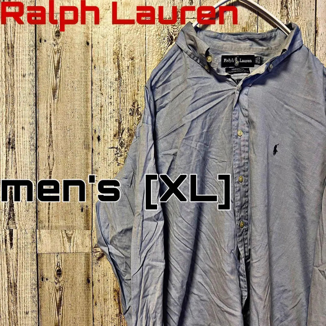 DA-4 [US import] Ralph Lauren long sleeve shirt men's [XL]