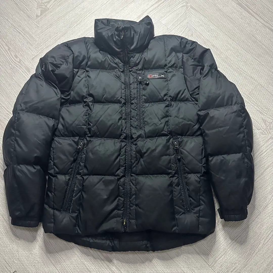 RLX Ralph Lauren Down Jacket Men's M Black Box Quilt