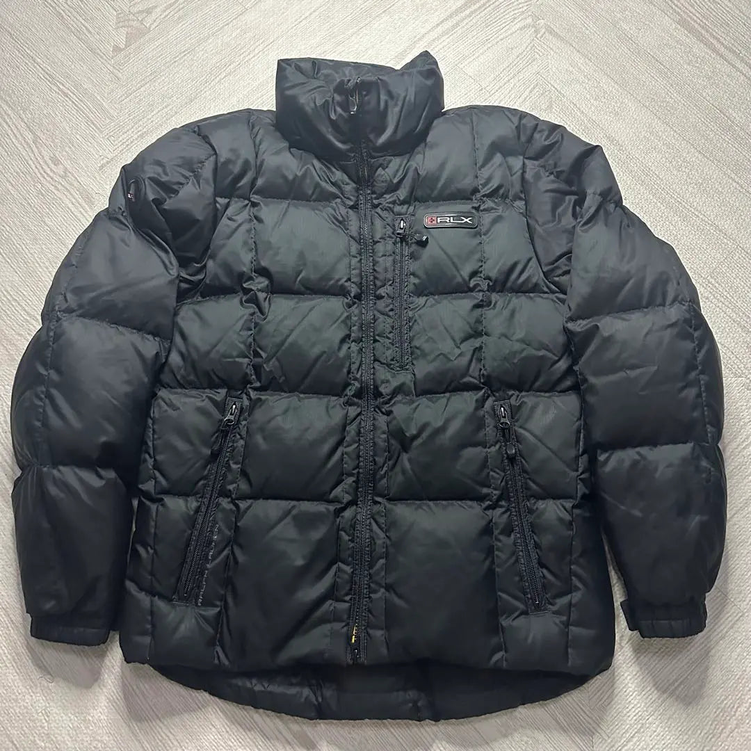 RLX Ralph Lauren Down Jacket Men's M Black Box Quilt