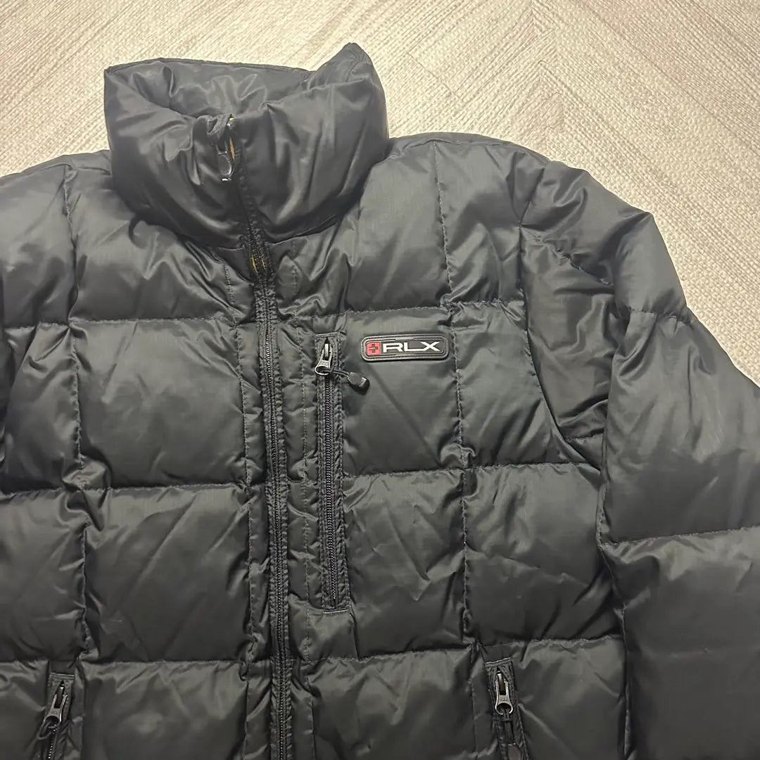 RLX Ralph Lauren Down Jacket Men's M Black Box Quilt