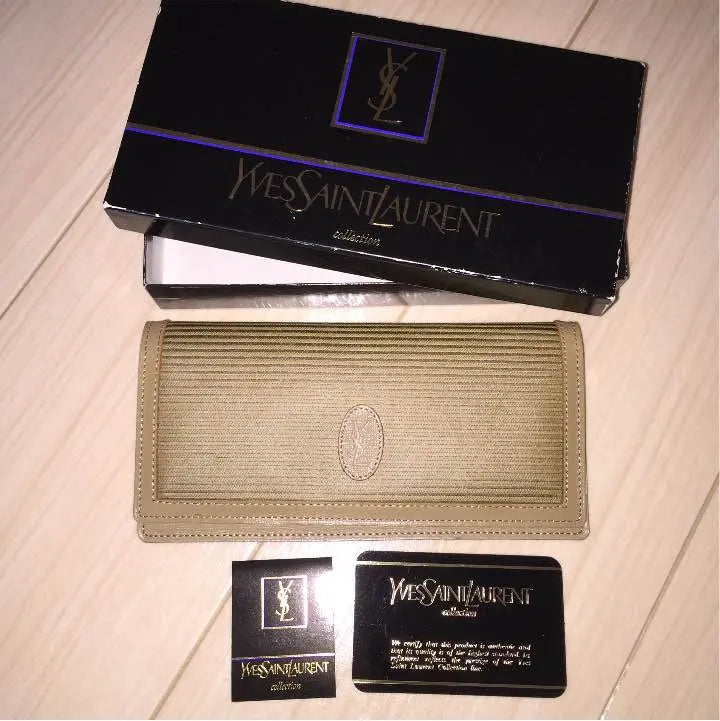 ★ Yves Saint Laurent Cartera larga Ivsan Laurent ★ | ★Yvess Saint Laurent イヴサンローラン長財布★