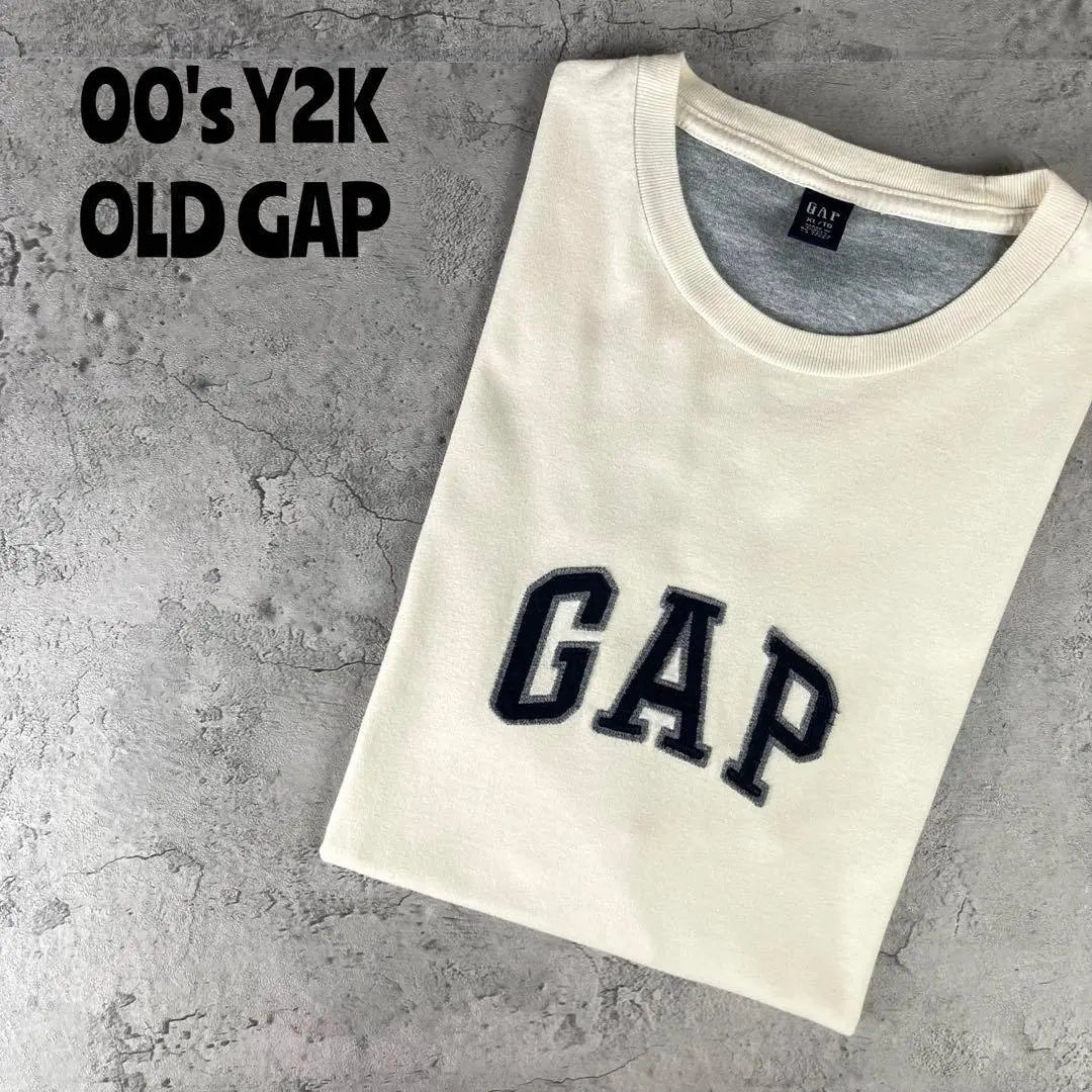 00's Y2k OLD GAP Gap Center Logo Retro T -shirt Good color scheme | 00's Y2K OLD GAP ギャップ　センターロゴ　レトロTシャツ 好配色