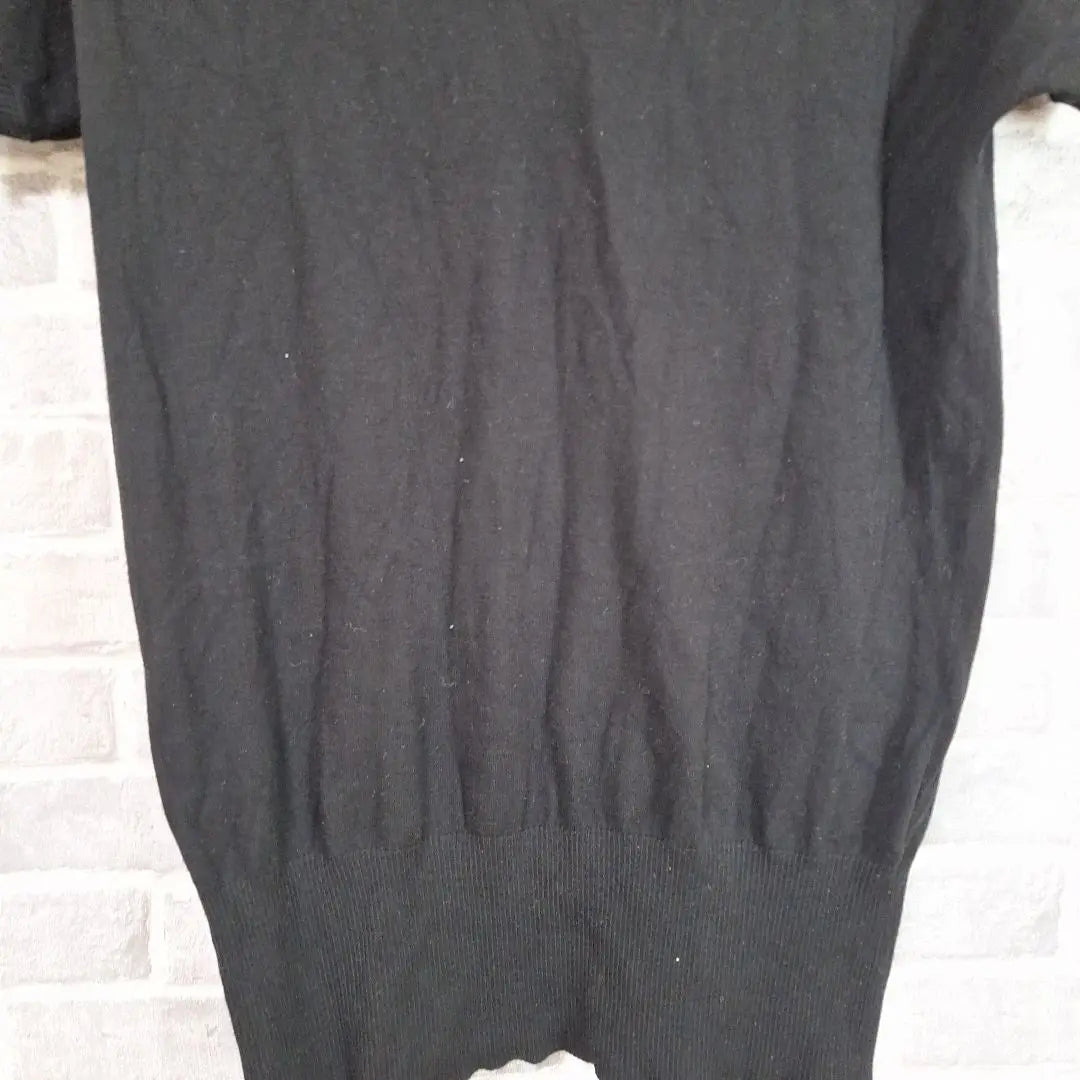 PLST Knit Tunic Black V-neck Vintage Size 2